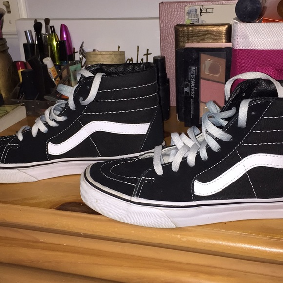 Vans Shoes - high top black vans
